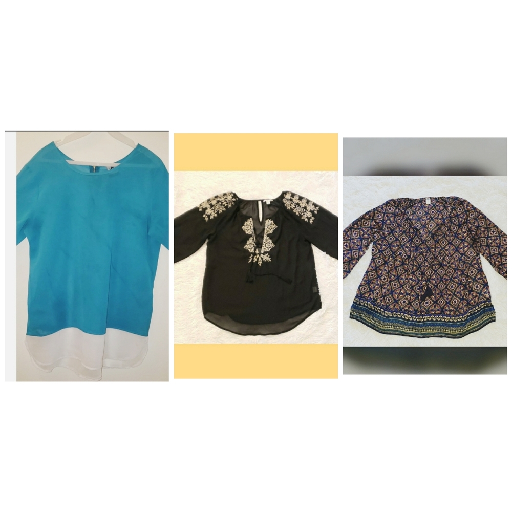 Women's 3pk Blouse Tops